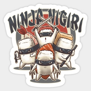 Ninja Nigiri Sticker